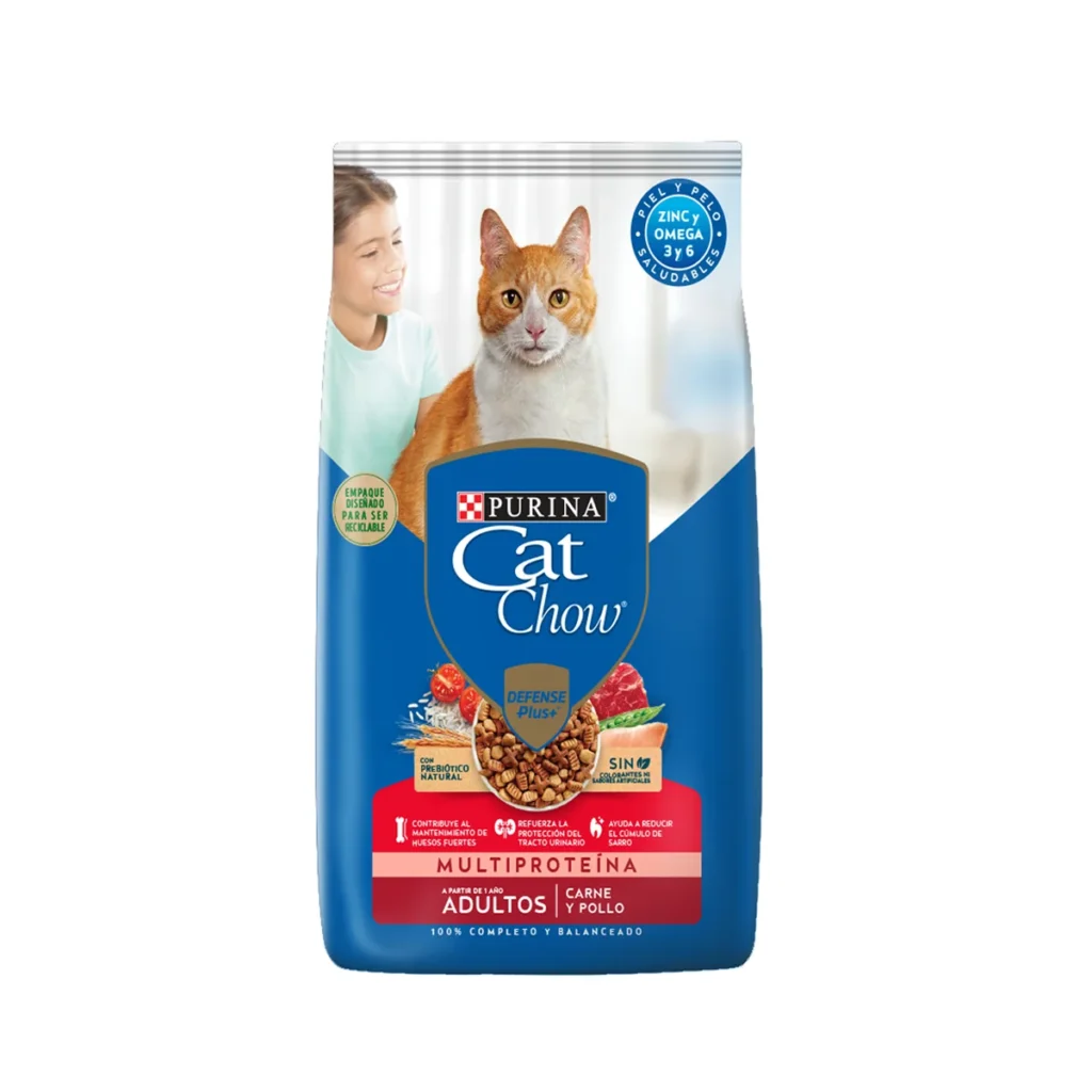 Alimento Cat Chow gato adulto carne pollo 3kg Uruguay