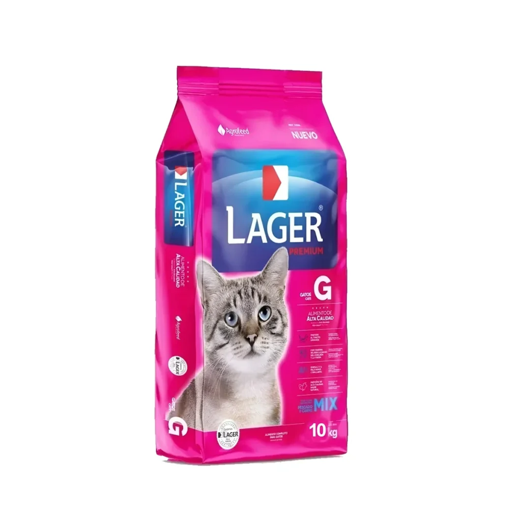 Alimento Lager gato adulto 10kg Uruguay