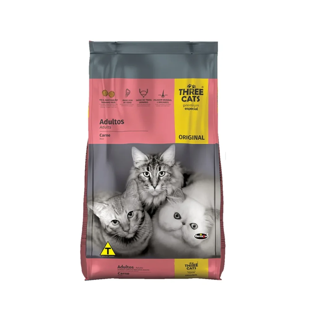 Alimento Three Cats Premium gato adulto 10,1kg Uruguay